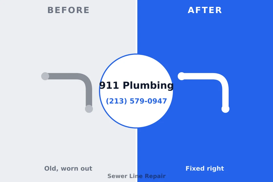 Before and after: plumbing company West Ishpeming, MI